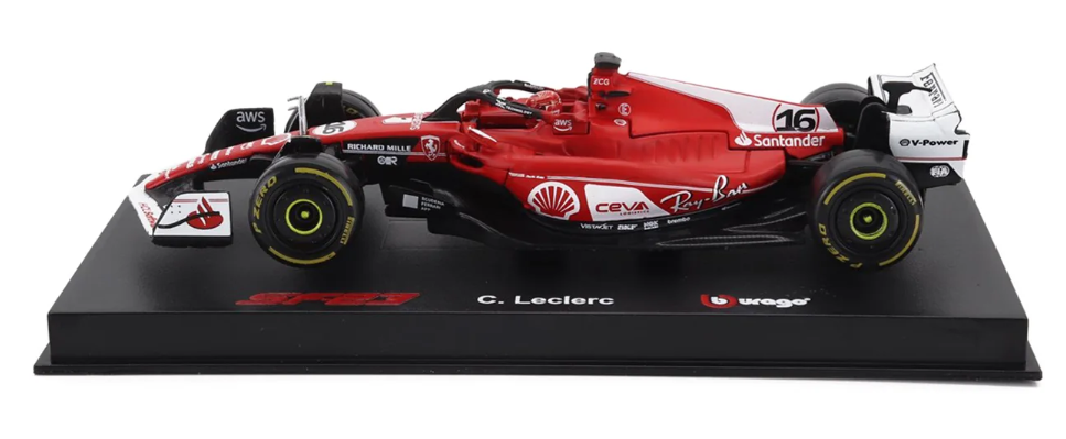 Ferrari SF-23 Las Vegas GP Charles Leclerc - rood/wit - 1/43