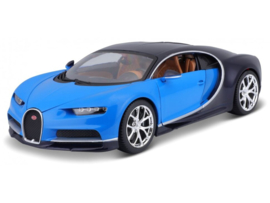 Bugatti Chiron - metallic/blauw - 1/18
