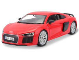 Audi R8 V10 Plus - rood - 1/24