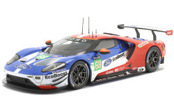 Ford GT #68 HAND/KANAAN/MULLER 24H LE MANS 2017 - blauw/rood/wit - 1/18