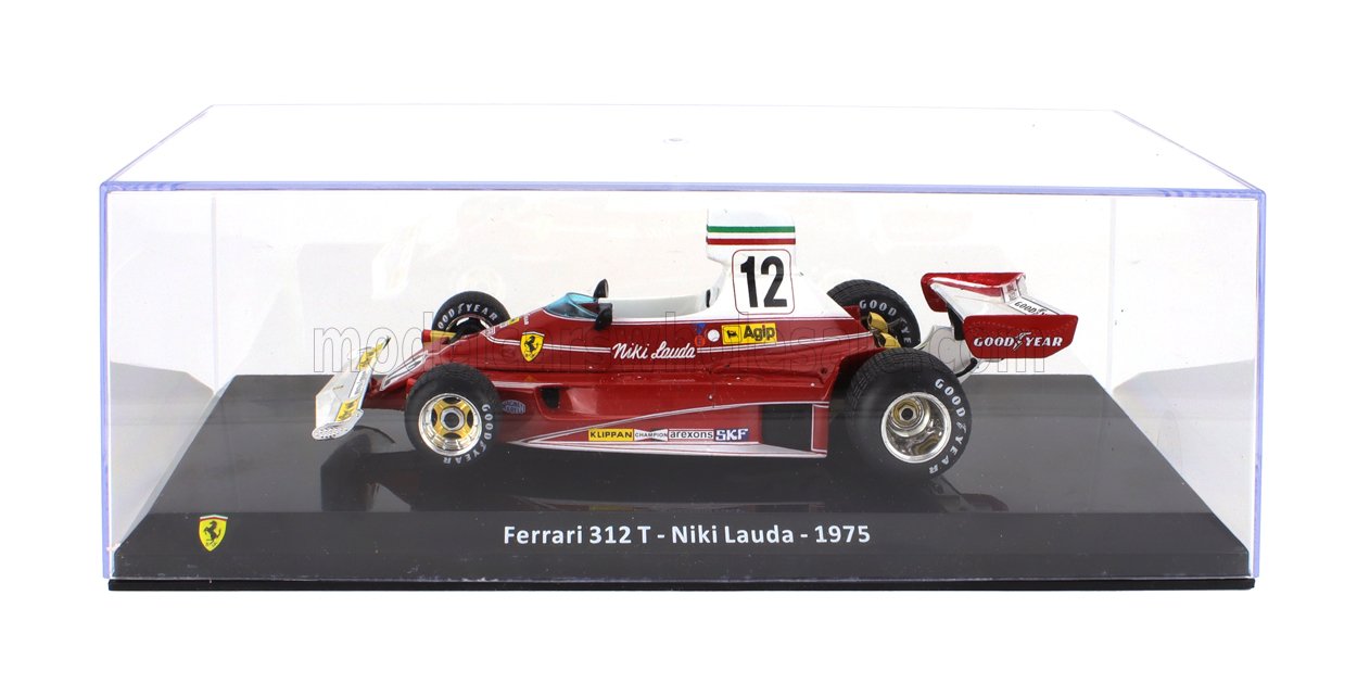 Ferrari 312T Niki Lauda 1975 - rood/wit - 1/24