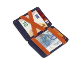 Blue orange magic wallet