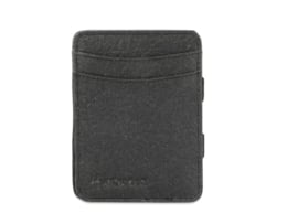 Vegan magic wallet charcoal