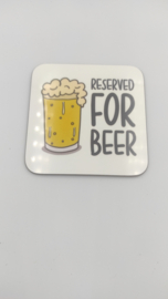 onderzetter reserved for...