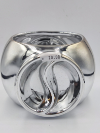 Zilver dubbel warmer