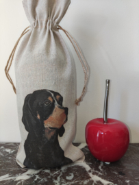 hond cadeauverpakking fles