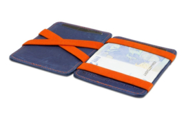 Blue orange magic wallet