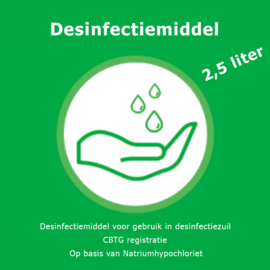 Desinfectiemiddel 2,5 liter