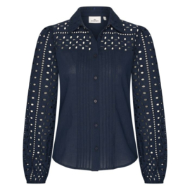 Blouse Floor Navy HV Society