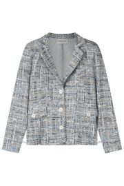 Blazer Cherie Kort Boucle Lichtblauw/Stone Helena Hart