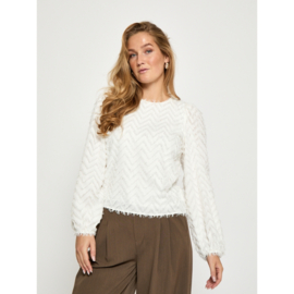 Blouse Monica Off White Peppercorn