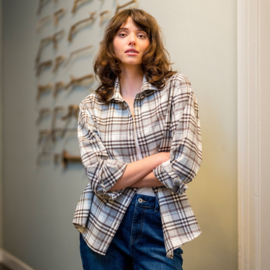 Blouse Gemma Bruin Ruit HV Society
