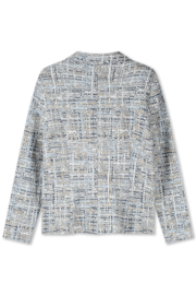 Blazer Cherie Kort Boucle Lichtblauw/Stone Helena Hart