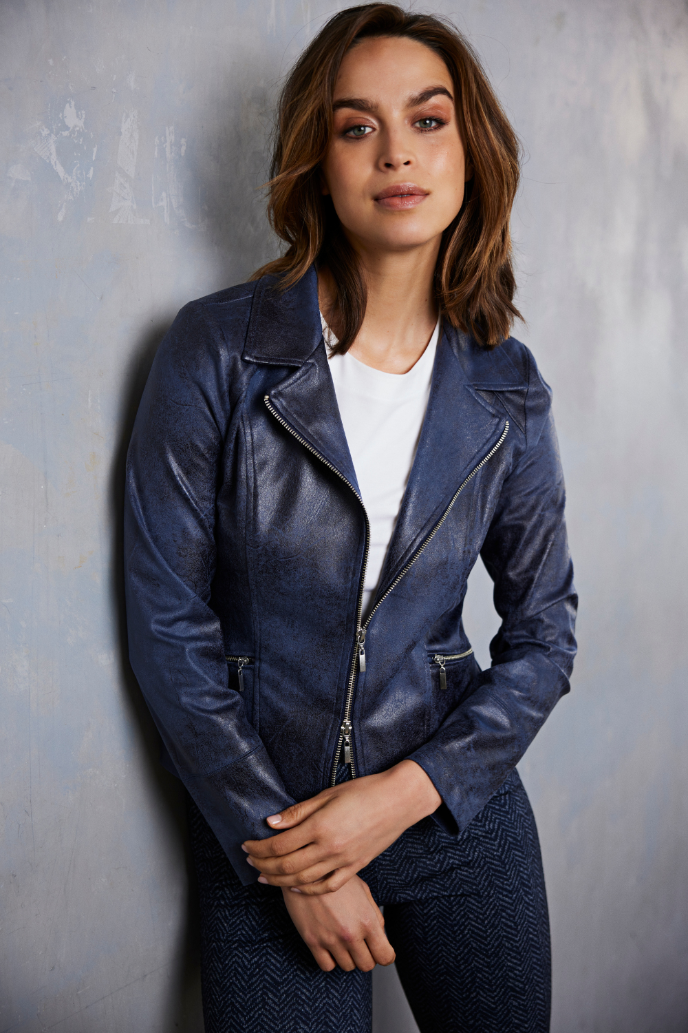 Zipper Biker Jeans Helena Hart