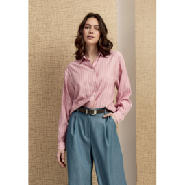 Blouse Felia Pink/Red Stripe Peppercorn