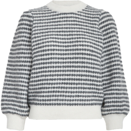 Trui Camilla B;ack Iris Stripe Peppercorn