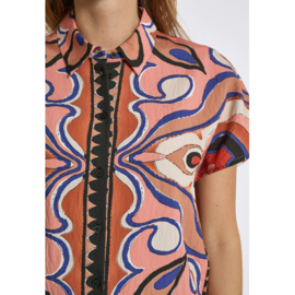 Broek Hanny Strawberry Ice Print Peppercorn