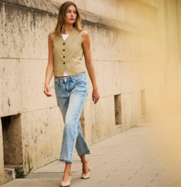 Straight Light Blue Denim D259 Mac