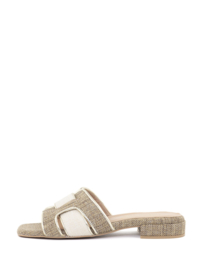 Slipper Sera Goud Taupe Beige Babouche