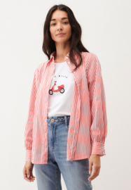 Blouse Rood/Wit streep 51022058 More & More