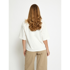 Shirt Stine Wit/Navy Minus