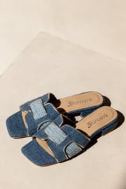 Slipper Sera Dark Blue Light Blue Babouche