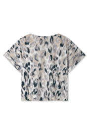 Shirt Rose Printo Nero Multi Helena Hart