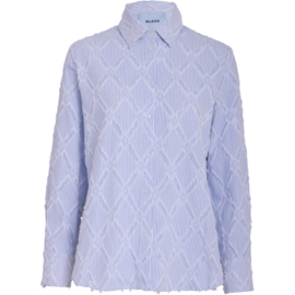 Blouse Astra Ice Blue Stripe Minus