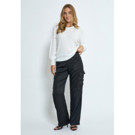 Pullover Rosalie Cloud Dancer Peppercorn