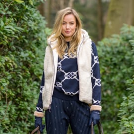 Trui Luna Navy Print HV Society