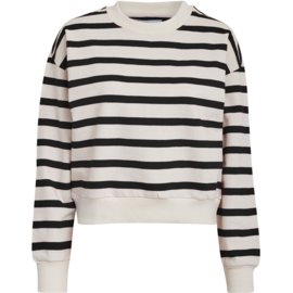 Sweater Estelia Black Stripe Minus