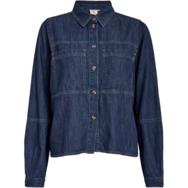 Blouse Kaia Mid Blue Denim Peppercorn