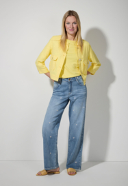 Broek Jeans Mid Blue Denim Print More & More