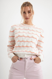 Trui Doris Orange Stripe Josephine & Co