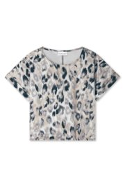 Shirt Rose Printo Nero Multi Helena Hart