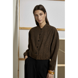 Jasje Khloe Kelp Sand Jacquard Peppercorn