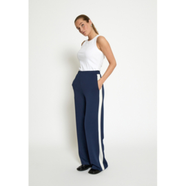 Broek Dicette Black Iris Stripe Peppercorn