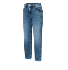 Straight Mid Blue Denim D601 Mac