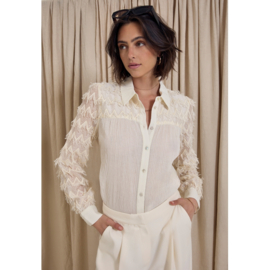 Blouse Ginna Off White Peppercorn