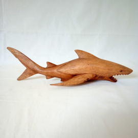 Merantie houten haai