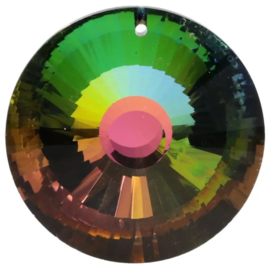 Regenboogkristal cirkel multicolor