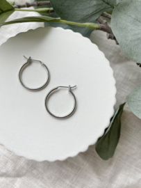 Ringetjes • rhodium • rond