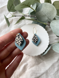 Lyna • print • leopard and blue