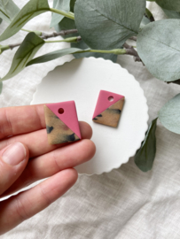 Amulet • patroon • roze en hoorn