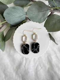 Lena • faux stone • black marble