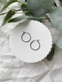 Ringetjes • rhodium • rond