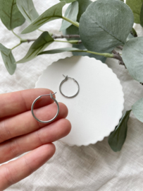 Ringetjes • rhodium • rond