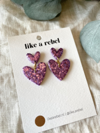 Lieve • glitter • paars