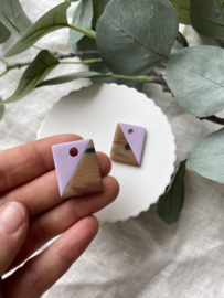 Amulet • patroon • lila en hoorn