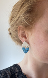 Mila • fauxstone • turquoise en beige
